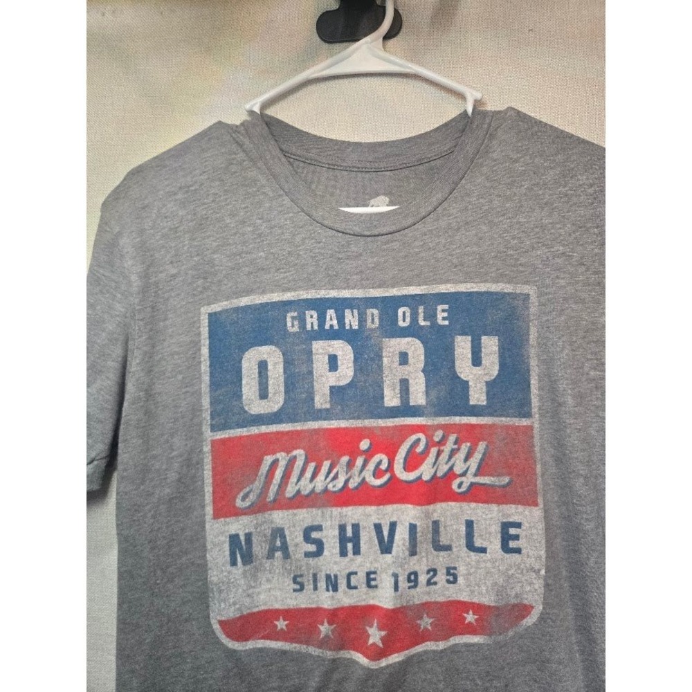 Sportiqe Grand Ole Opry Music City Nashville T-Shirt Mens Medium Gray GraphicTee